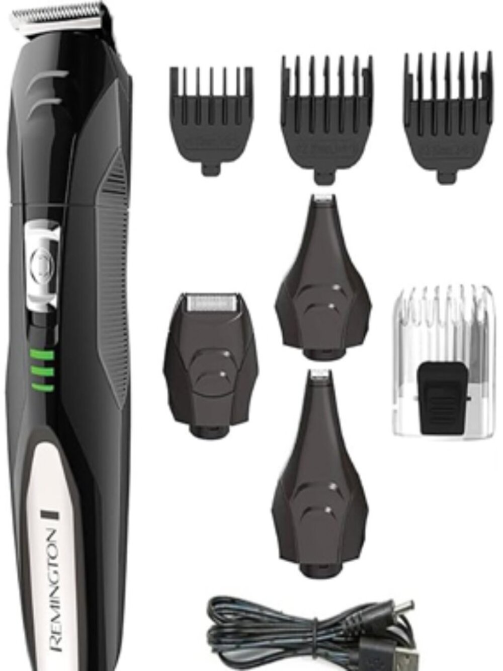 Remington Men’s PG-6020 Rechargeable Cordless All In One Trimmer Grooming Kit NW